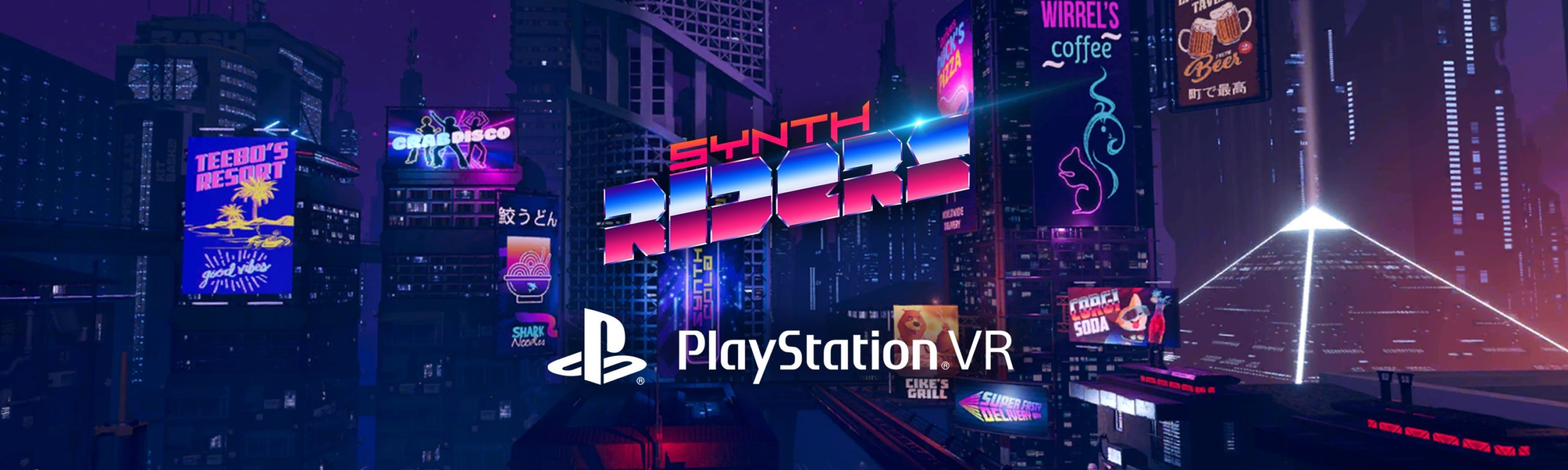 Synth Riders PlayStation VR PSVR banner